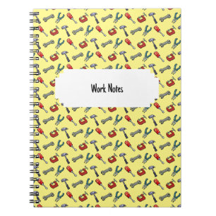 Carnet Motif d'outil avec pince étau marteau Cadeau de br