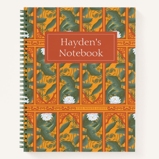 Carnet Motif du panneau botanique du coucher de soleil -  (Devant)