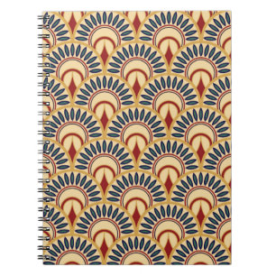 Carnet Motif égyptien Motif à échelle de poisson sans cou
