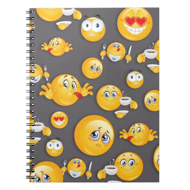 Carnet Motif Emoji 2 (Devant)