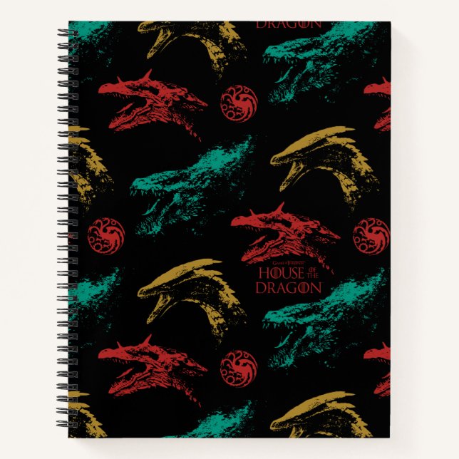 Carnet Motif en chef Dragon (Devant)