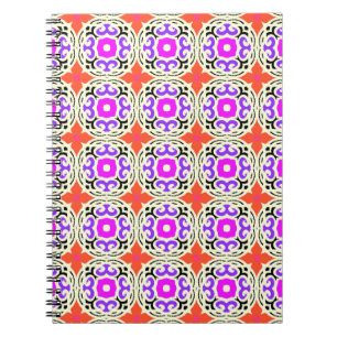 Carnet Motif ethnique avec motifs marocains