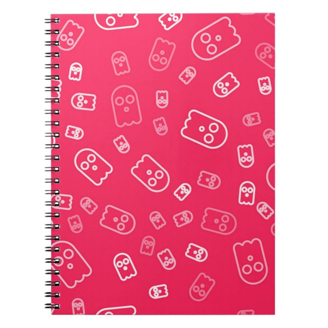 Carnet Motif fantôme (Devant)