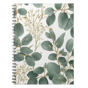 Carnet Motif Feuille de l'Eucalyptus