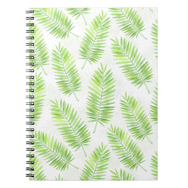 Carnet Motif feuille Palm (Devant)