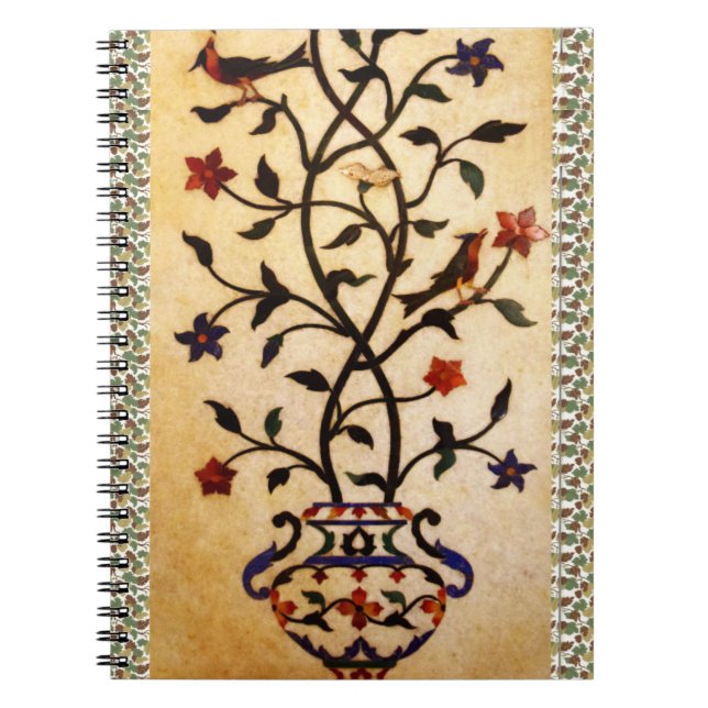 Carnet Motif Fleur (Devant)