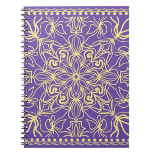 Carnet motif floral Abstrait. géométrie, conception manda