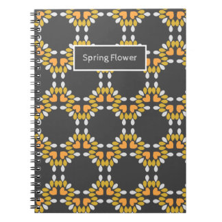 Carnet motif floral de fleurs de printemps