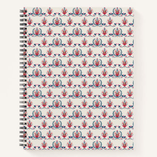 Carnet Motif floral folklorique hongrois