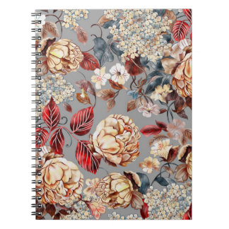 Carnet Motif floral, style Art nouveau.