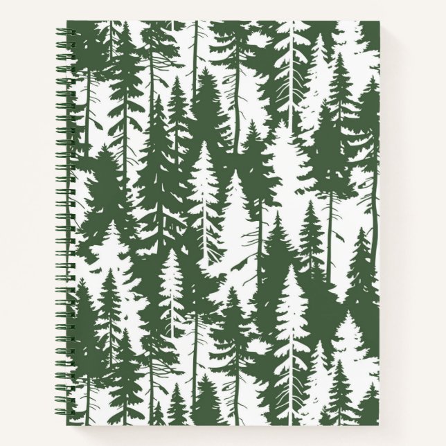Carnet Motif forestier (Devant)