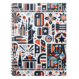 Carnet Motif Génératif du 4 Juillet