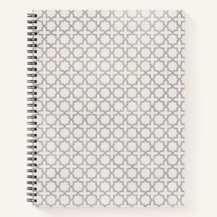 Carnet Motif géométrique beige islamique