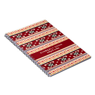 Carnet Motif géométrique tribale amérindienne monographiq