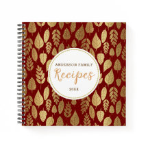 Motif Gold et Red Leaf