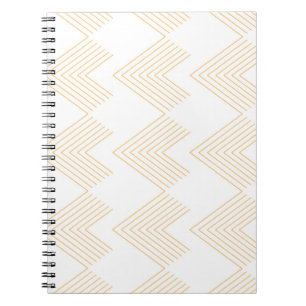 Carnet Motif graphique simple et moderne en forme de flèc