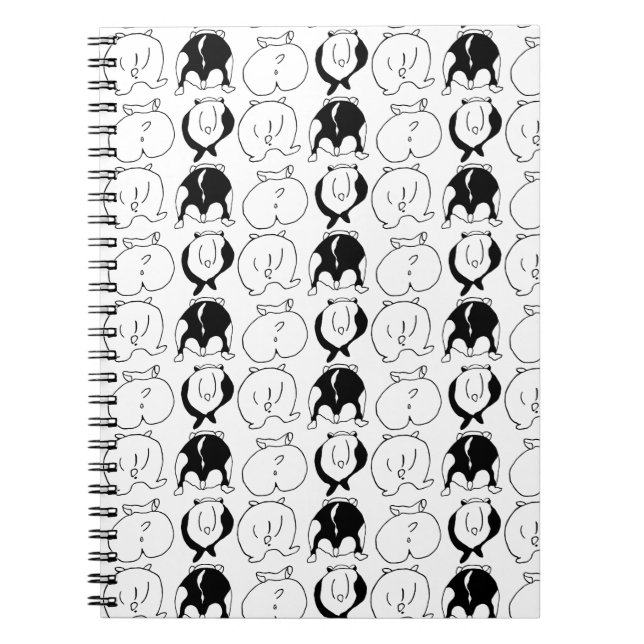 Carnet Motif Hamster Butts (Devant)