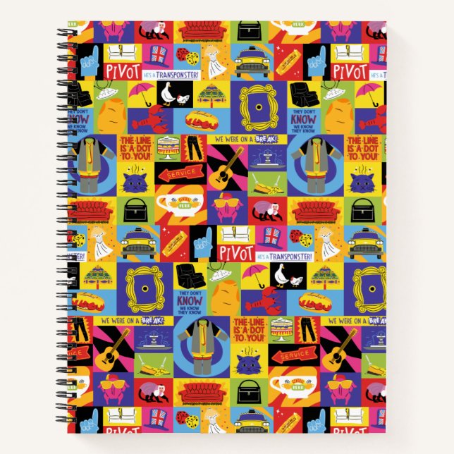 Carnet Motif Iconic FRIENDS™ (Devant)