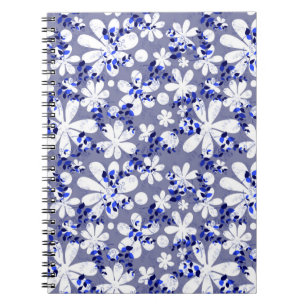 Carnet Motif indigo traditionnel sans couture