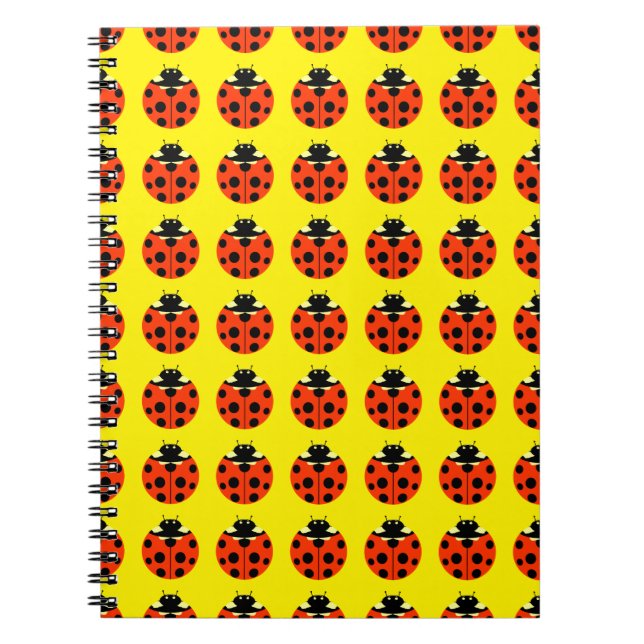 Carnet motif ladybug (Devant)
