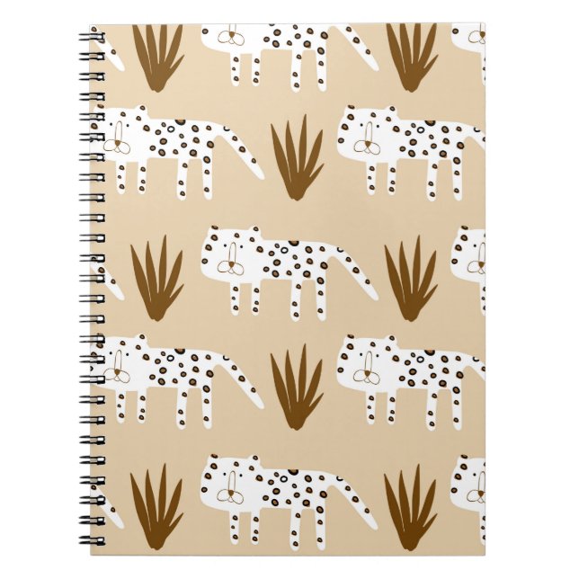 Carnet Motif léopard (Devant)