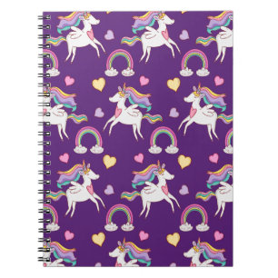 Carnet Motif Licorne Drôle Magique Cheval Mignon     