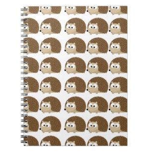 Carnet Motif mignon de hérisson