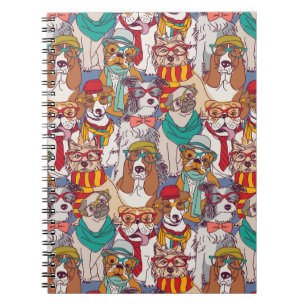 Carnet Motif mignon de mode de chiot