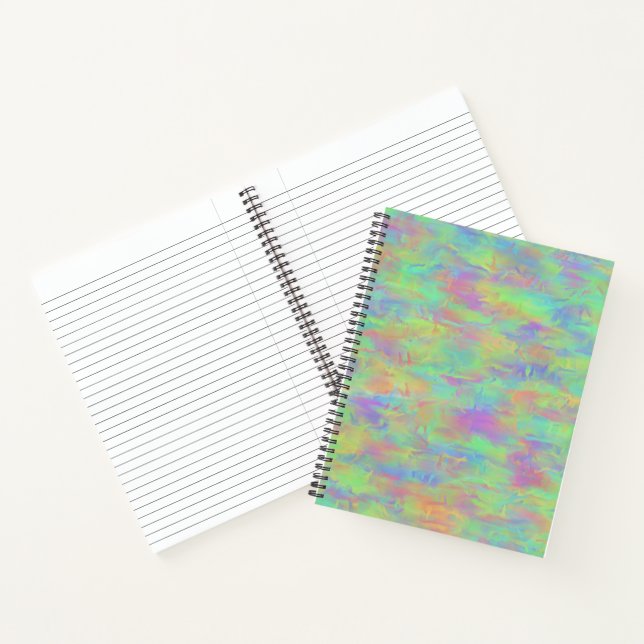 Carnet Motif multicolore Abstrait (Intérieur)