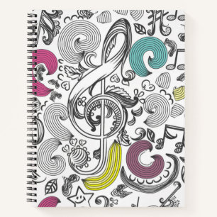 Carnet Motif musical