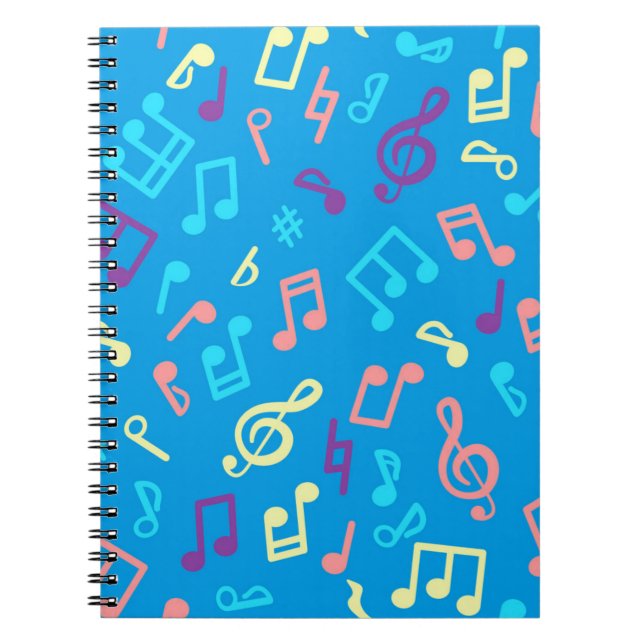 Carnet Motif musical (Devant)