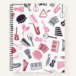Carnet Motif musical