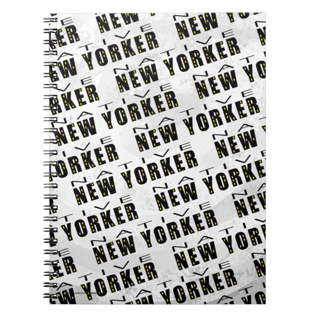 Carnet Motif natif du New Yorker (Devant)