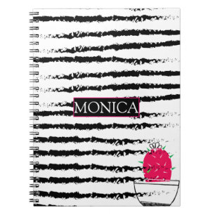 Carnet Motif noir blanc Cactus