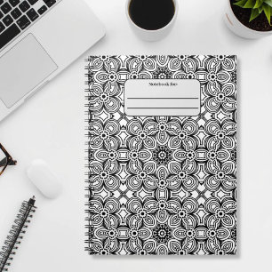 Carnet Motif noir et blanc