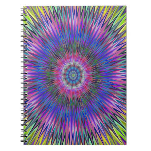 Carnet Motif oeil taureaux Abstrait