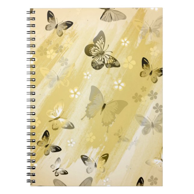 Carnet Motif papillon 10 (Devant)