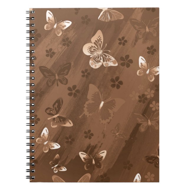 Carnet Motif papillon 15 (Devant)