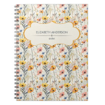 Motif personnalisé Fleurs de prairie Gouache