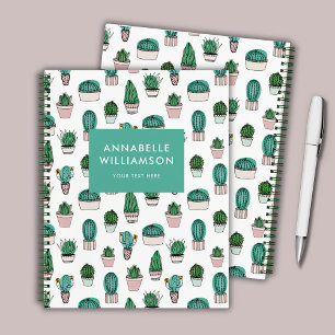 Carnet Motif plante Cactus Cactus