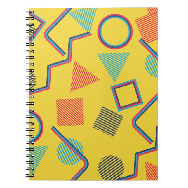 Carnet Motif Pop Art sans soudure. Textur coloré Abstrait (Devant)