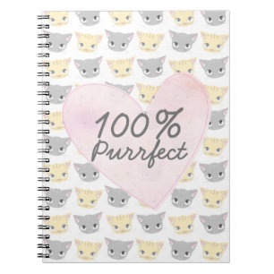 Carnet Motif Purrfect Kitten