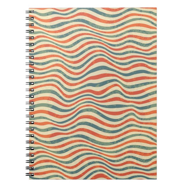 Carnet Motif rayé (Devant)