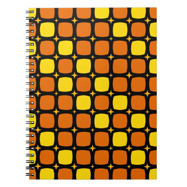 Carnet Motif rétro (Devant)