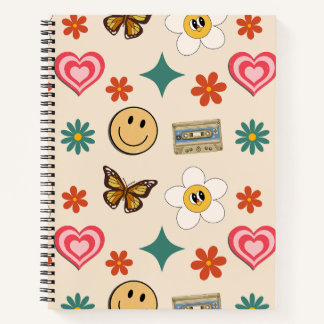 Carnet Motif rétro 01