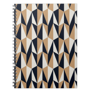 Carnet motif rétro transparent