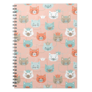 Carnet Motif Royal Cats