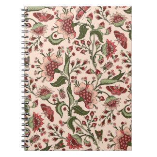 Carnet Motif sans couture avec fleurs d'imaginaire, mur n