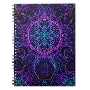 Carnet Motif sans couture de la Géométrie Sacrée. Symbole
