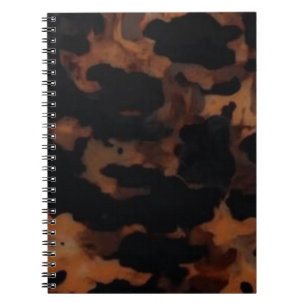 Carnet Motif sans couture en écaille de tortue, écaille d